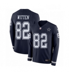 Youth Nike Dallas Cowboys 82 Jason Witten Limited Navy Blue Therma Long Sleeve NFL Jersey Youth Nike Dallas Cowboys 82 Jason Witten Limited Navy Blue Therma Long Sleeve NFL Jersey