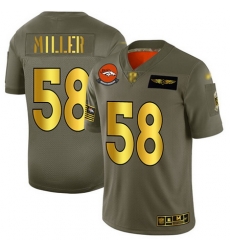 Broncos 58 Von Miller Camo Gold Men Stitched Football Limited 2019 Salute To Service Jersey Broncos 58 Von Miller Camo Gold Men Stitched Football Limited 2019 Salute To Service Jersey