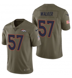 Denver Broncos #57 DeMarcus Walker Olive 2017 Salute to Service Limited Jersey Denver Broncos #57 DeMarcus Walker Olive 2017 Salute to Service Limited Jersey