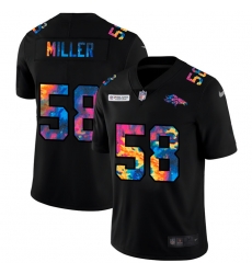 Denver Broncos 58 Von Miller Men Nike Multi Color Black 2020 NFL Crucial Catch Vapor Untouchable Limited Jersey Denver Broncos 58 Von Miller Men Nike Multi Color Black 2020 NFL Crucial Catch Vapor Untouchable Limited Jersey