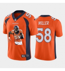 Denver Broncos 58 Von Miller Men Nike Player Signature Moves Vapor Limited NFL Jersey Orange Denver Broncos 58 Von Miller Men Nike Player Signature Moves Vapor Limited NFL Jersey Orange