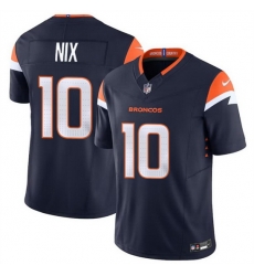 Men Denver Broncos 10 Bo Nix Navy 2024 Draft F U S E Alternate Vapor Limited Stitched Football Jersey Men Denver Broncos 10 Bo Nix Navy 2024 Draft F U S E Alternate Vapor Limited Stitched Football Jersey