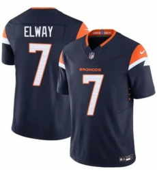 Men Denver Broncos 7 John Elway Navy 2024 Alternate Stitched Jersey Men Denver Broncos 7 John Elway Navy 2024 Alternate Stitched Jersey