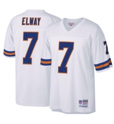 Men Denver Broncos 7 John Elway White M&N Throwback Stitched Jersey Men Denver Broncos 7 John Elway White M&N Throwback Stitched Jersey