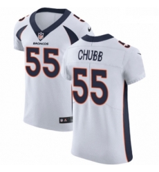 Men Nike Denver Broncos 55 Bradley Chubb White Vapor Untouchable Elite Player NFL Jersey Men Nike Denver Broncos 55 Bradley Chubb White Vapor Untouchable Elite Player NFL Jersey