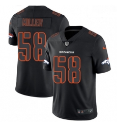 Men Nike Denver Broncos 58 Von Miller Limited Black Rush Impact NFL Jersey Men Nike Denver Broncos 58 Von Miller Limited Black Rush Impact NFL Jersey