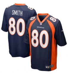 Men Nike Denver Broncos Rod Smith 80 Blue Vapor Limited Jersey Men Nike Denver Broncos Rod Smith 80 Blue Vapor Limited Jersey