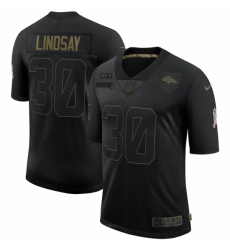Men's Denver Broncos #30 Phillip Lindsay Black Nike 2020 Salute To Service Limited Jersey Men's Denver Broncos #30 Phillip Lindsay Black Nike 2020 Salute To Service Limited Jersey