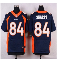 NEW Denver Broncos #84 Shannon Sharpe Navy Blue Alternate Men Stitched NFL Elite jersey NEW Denver Broncos #84 Shannon Sharpe Navy Blue Alternate Men Stitched NFL Elite jersey