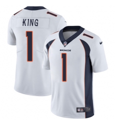 Nike Broncos #1 Marquette King White Mens Stitched NFL Vapor Untouchable Limited Jersey Nike Broncos #1 Marquette King White Mens Stitched NFL Vapor Untouchable Limited Jersey