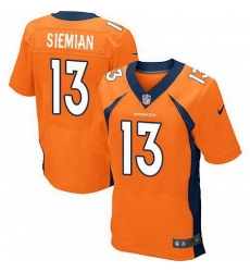 Nike Broncos #13 Trevor Siemian Orange Team Color Mens Stitched NFL New Elite Jersey Nike Broncos #13 Trevor Siemian Orange Team Color Mens Stitched NFL New Elite Jersey