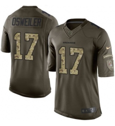 Nike Broncos #17 Brock Osweiler Green Mens Stitched NFL Limited Salute To Service Jersey Nike Broncos #17 Brock Osweiler Green Mens Stitched NFL Limited Salute To Service Jersey