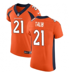 Nike Broncos #21 Aqib Talib Orange Team Color Mens Stitched NFL Vapor Untouchable Elite Jersey Nike Broncos #21 Aqib Talib Orange Team Color Mens Stitched NFL Vapor Untouchable Elite Jersey