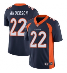 Nike Broncos #22 C J Anderson Navy Blue Alternate Mens Stitched NFL Vapor Untouchable Limited Jersey Nike Broncos #22 C J Anderson Navy Blue Alternate Mens Stitched NFL Vapor Untouchable Limited Jersey