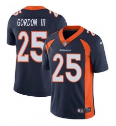 Nike Broncos 25 Melvin Gordon III Navy Blue Alternate Men Stitched NFL Vapor Untouchable Limited Jersey Nike Broncos 25 Melvin Gordon III Navy Blue Alternate Men Stitched NFL Vapor Untouchable Limited Jersey