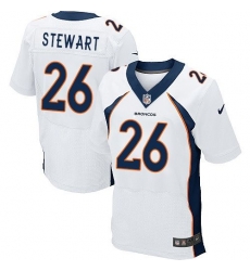 Nike Broncos #26 Darian Stewart White Mens Stitched NFL New Elite Jersey Nike Broncos #26 Darian Stewart White Mens Stitched NFL New Elite Jersey