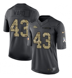 Nike Broncos #43 T J Ward Black Mens Stitched NFL Limited 2016 Salute to Service Jersey Nike Broncos #43 T J Ward Black Mens Stitched NFL Limited 2016 Salute to Service Jersey