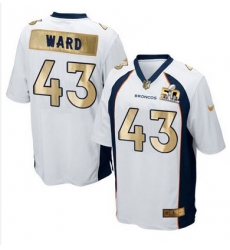 Nike Broncos #43 T J Ward White Mens Stitched NFL Game Super Bowl 50 Collection Jersey Nike Broncos #43 T J Ward White Mens Stitched NFL Game Super Bowl 50 Collection Jersey