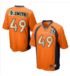 Nike Broncos #49 Dennis Smith Orange Team Color Mens Stitched NFL Game Super Bowl 50 Collection Jersey Nike Broncos #49 Dennis Smith Orange Team Color Mens Stitched NFL Game Super Bowl 50 Collection Jersey