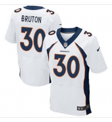 Nike Denver Broncos #30 David Bruton White Mens Stitched NFL New Elite Jersey Nike Denver Broncos #30 David Bruton White Mens Stitched NFL New Elite Jersey