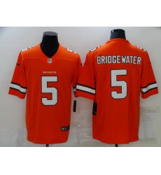 Nike Denver Broncos 5 Teddy Bridgewater Orange Color Rush Limited Jersey Nike Denver Broncos 5 Teddy Bridgewater Orange Color Rush Limited Jersey