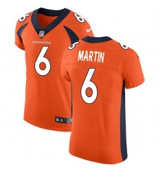 Nike Denver Broncos 6 Sam Martin Orange Team Color Men Stitched NFL Vapor Untouchable Elite Jersey Nike Denver Broncos 6 Sam Martin Orange Team Color Men Stitched NFL Vapor Untouchable Elite Jersey