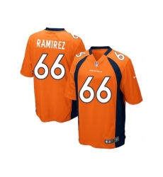 Nike Denver Broncos 66 Manny Ramirez Orange Game NFL Jersey Nike Denver Broncos 66 Manny Ramirez Orange Game NFL Jersey