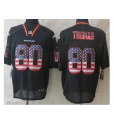 Nike Denver Broncos 80 Julius Thomas Black Elite USA Flag Fashion NFL Jersey Nike Denver Broncos 80 Julius Thomas Black Elite USA Flag Fashion NFL Jersey