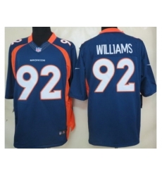 Nike Denver Broncos 92 Sylvester Williams Blue Limited NFL Jersey Nike Denver Broncos 92 Sylvester Williams Blue Limited NFL Jersey