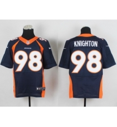Nike Denver Broncos 98 Terrance Knighton blue Elite NFL Jersey Nike Denver Broncos 98 Terrance Knighton blue Elite NFL Jersey