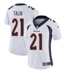 Nike Broncos #21 Aqib Talib White Womens Stitched NFL Vapor Untouchable Limited Jersey Nike Broncos #21 Aqib Talib White Womens Stitched NFL Vapor Untouchable Limited Jersey