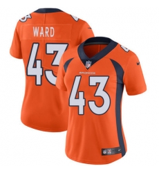 Nike Broncos #43 T J Ward Orange Team Color Womens Stitched NFL Vapor Untouchable Limited Jersey Nike Broncos #43 T J Ward Orange Team Color Womens Stitched NFL Vapor Untouchable Limited Jersey