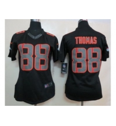 Nike Women NFL Denver Broncos #88 Demaryius Thomas Black Jerseys(Impact Limited) Nike Women NFL Denver Broncos #88 Demaryius Thomas Black Jerseys(Impact Limited)