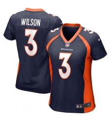 Women Denver Broncos #3 Russell Wilson Orange 2022 Blue Stitched NFL Nike Limited Jersey Women Denver Broncos #3 Russell Wilson Orange 2022 Blue Stitched NFL Nike Limited Jersey