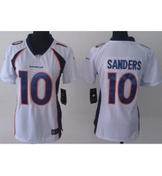 Women Nike Denver Broncos 10 Emmanuel Sanders White NFL Jerseys Women Nike Denver Broncos 10 Emmanuel Sanders White NFL Jerseys