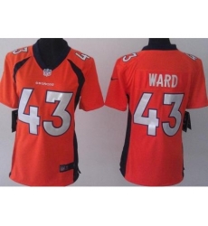 Women Nike Denver Broncos #43 T.J. Ward Orange NFL Jerseys Women Nike Denver Broncos #43 T.J. Ward Orange NFL Jerseys