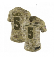 Womens Denver Broncos 5 Joe Flacco Limited Camo 2018 Salute to Service Football Jersey Womens Denver Broncos 5 Joe Flacco Limited Camo 2018 Salute to Service Football Jersey