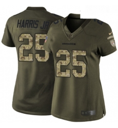 Womens Nike Denver Broncos 25 Chris Harris Jr Elite Green Salute to Service NFL Jersey Womens Nike Denver Broncos 25 Chris Harris Jr Elite Green Salute to Service NFL Jersey