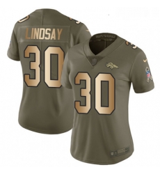 Womens Nike Denver Broncos 30 Phillip Lindsay Limited Olive Gold 2017 Salute to Service NFL Jersey Womens Nike Denver Broncos 30 Phillip Lindsay Limited Olive Gold 2017 Salute to Service NFL Jersey