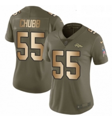Womens Nike Denver Broncos 55 Bradley Chubb Limited OliveGold 2017 Salute to Service NFL Jersey Womens Nike Denver Broncos 55 Bradley Chubb Limited OliveGold 2017 Salute to Service NFL Jersey