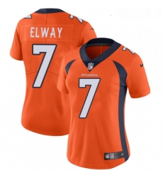 Womens Nike Denver Broncos 7 John Elway Elite Orange Team Color NFL Jersey Womens Nike Denver Broncos 7 John Elway Elite Orange Team Color NFL Jersey
