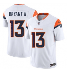 Youth Denver Broncos 13 Pat Bryant II White 2025 Draft F U S E Vapor Limited Stitched Football Jersey Youth Denver Broncos 13 Pat Bryant II White 2025 Draft F U S E Vapor Limited Stitched Football Jersey