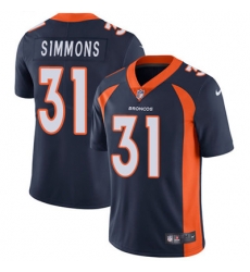 Youth Nike Broncos #31 Justin Simmons Blue Alternate Stitched NFL Vapor Untouchable Limited Jersey Youth Nike Broncos #31 Justin Simmons Blue Alternate Stitched NFL Vapor Untouchable Limited Jersey