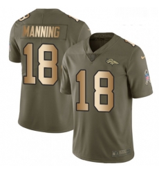 Youth Nike Denver Broncos 18 Peyton Manning Limited OliveGold 2017 Salute to Service NFL Jersey Youth Nike Denver Broncos 18 Peyton Manning Limited OliveGold 2017 Salute to Service NFL Jersey