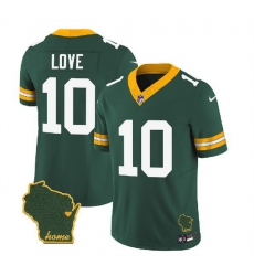 Men Green Bay Packers 10 Jordan Love Green 2023 F U S E Home Patch Vapor Untouchable Limited Stitched Jersey Men Green Bay Packers 10 Jordan Love Green 2023 F U S E Home Patch Vapor Untouchable Limited Stitched Jersey