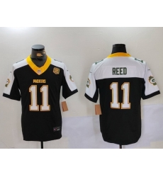Men Green Bay Packers 11 Jayden Reed BlackWhite 2024 F U S E Home Patch 13 Time World Champions Vapor Untouchable Limited Stitched Jersey 3 Men Green Bay Packers 11 Jayden Reed BlackWhite 2024 F U S E Home Patch 13 Time World Champions Vapor Untouchable Limited Stitched Jersey 3
