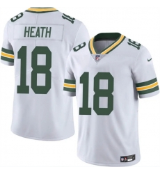 Men Green Bay Packers 18 Malik Heath White Vapor Untouchable Limited Stitched Jersey Men Green Bay Packers 18 Malik Heath White Vapor Untouchable Limited Stitched Jersey