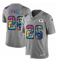 Men Green Bay Packers 26 Darnell Savage Jr Men Nike Multi Color 2020 NFL Crucial Catch NFL Jersey Greyheather Men Green Bay Packers 26 Darnell Savage Jr Men Nike Multi Color 2020 NFL Crucial Catch NFL Jersey Greyheather