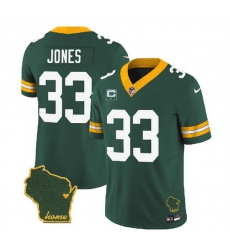 Men Green Bay Packers 33 Aaron Jones Green 2023 F U S E Home Patch And 1 Star C Patch Vapor Untouchable Limited Stitched Jersey Men Green Bay Packers 33 Aaron Jones Green 2023 F U S E Home Patch And 1 Star C Patch Vapor Untouchable Limited Stitched Jersey