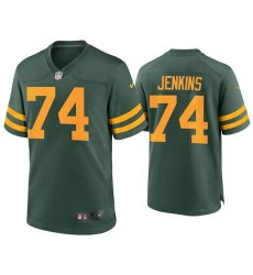 Men Green Bay Packers 74 Elgton Jenkins Alternate Limited Green Jersey Men Green Bay Packers 74 Elgton Jenkins Alternate Limited Green Jersey
